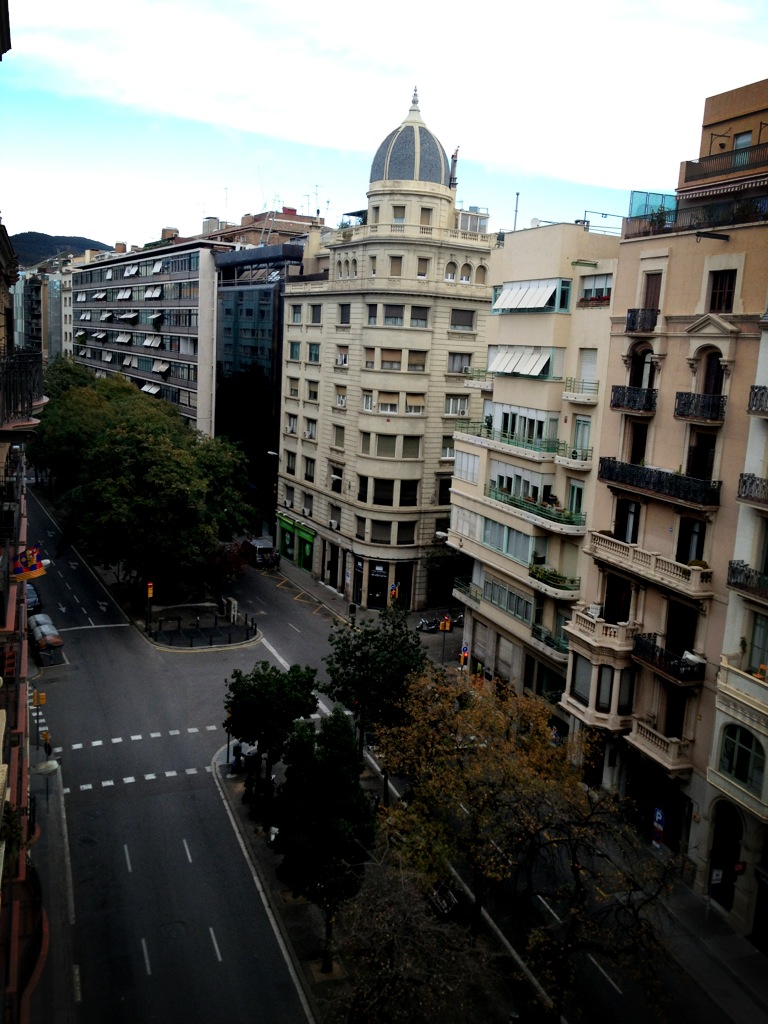 View from Hotel Barcelona